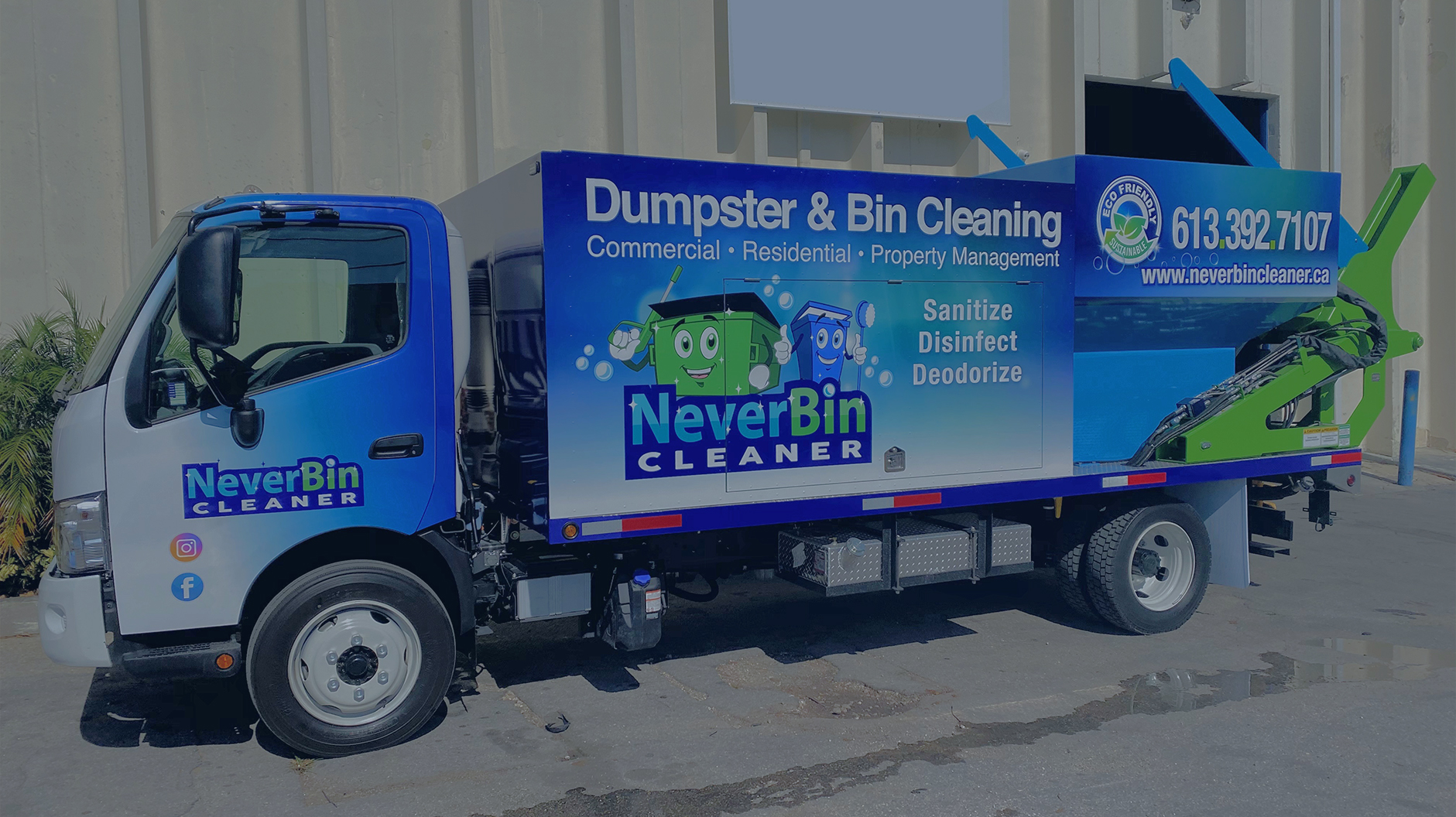 Never Touch a Dirty Trash Bin or Dumpster Again